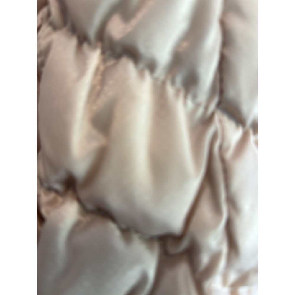 Pure + Good Women's Beige Quilted Zip Insulated Vest SP - Picture 4 of 4